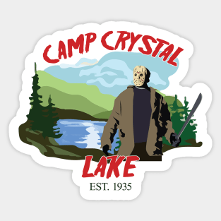Camp Crystal Lake est 1935 Sticker